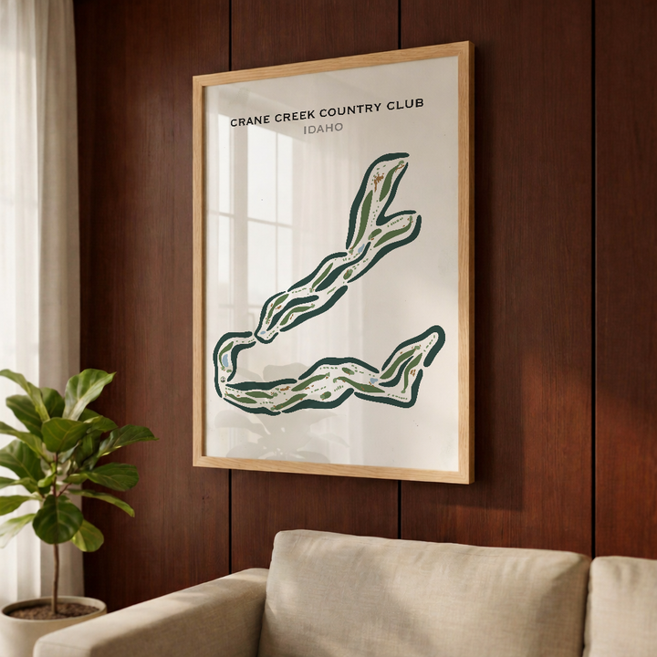 Crane Creek Country Club, Idaho - Printed Golf Course
