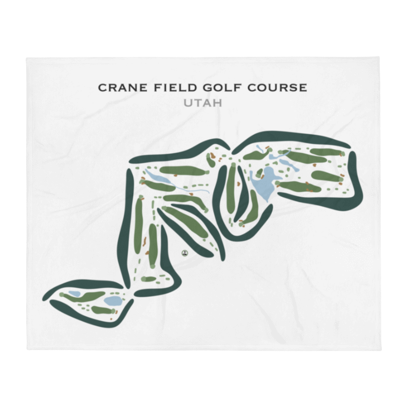 Crane Field Golf Course, Utah - Printed Golf Courses