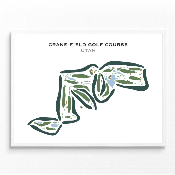 Crane Field Golf Course, Utah - Printed Golf Courses