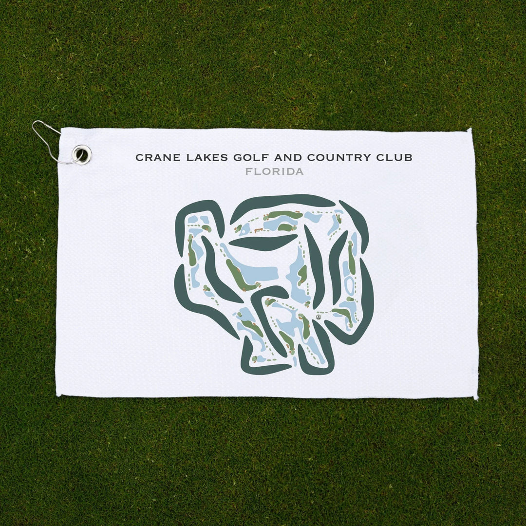 Crane Lakes Golf and Country Club, Florida - Printed Golf Course