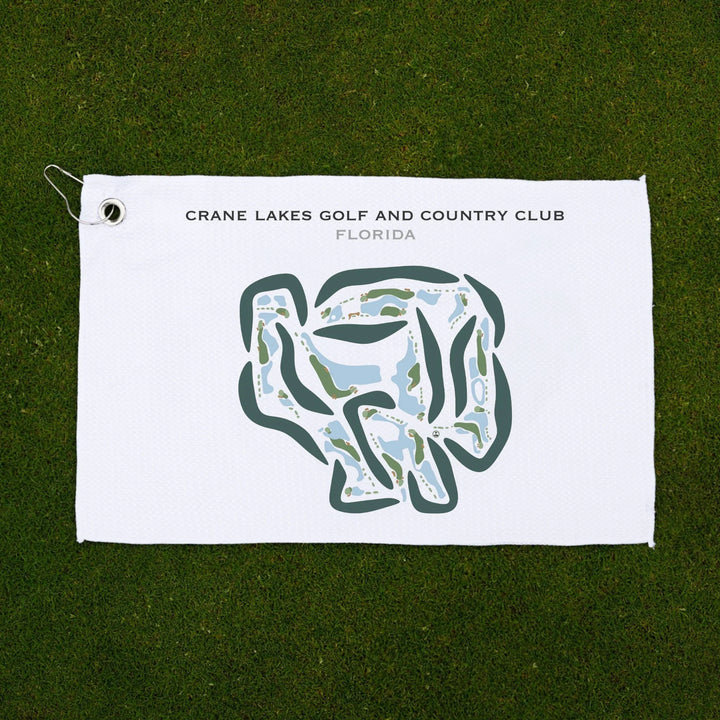 Crane Lakes Golf and Country Club, Florida - Printed Golf Course