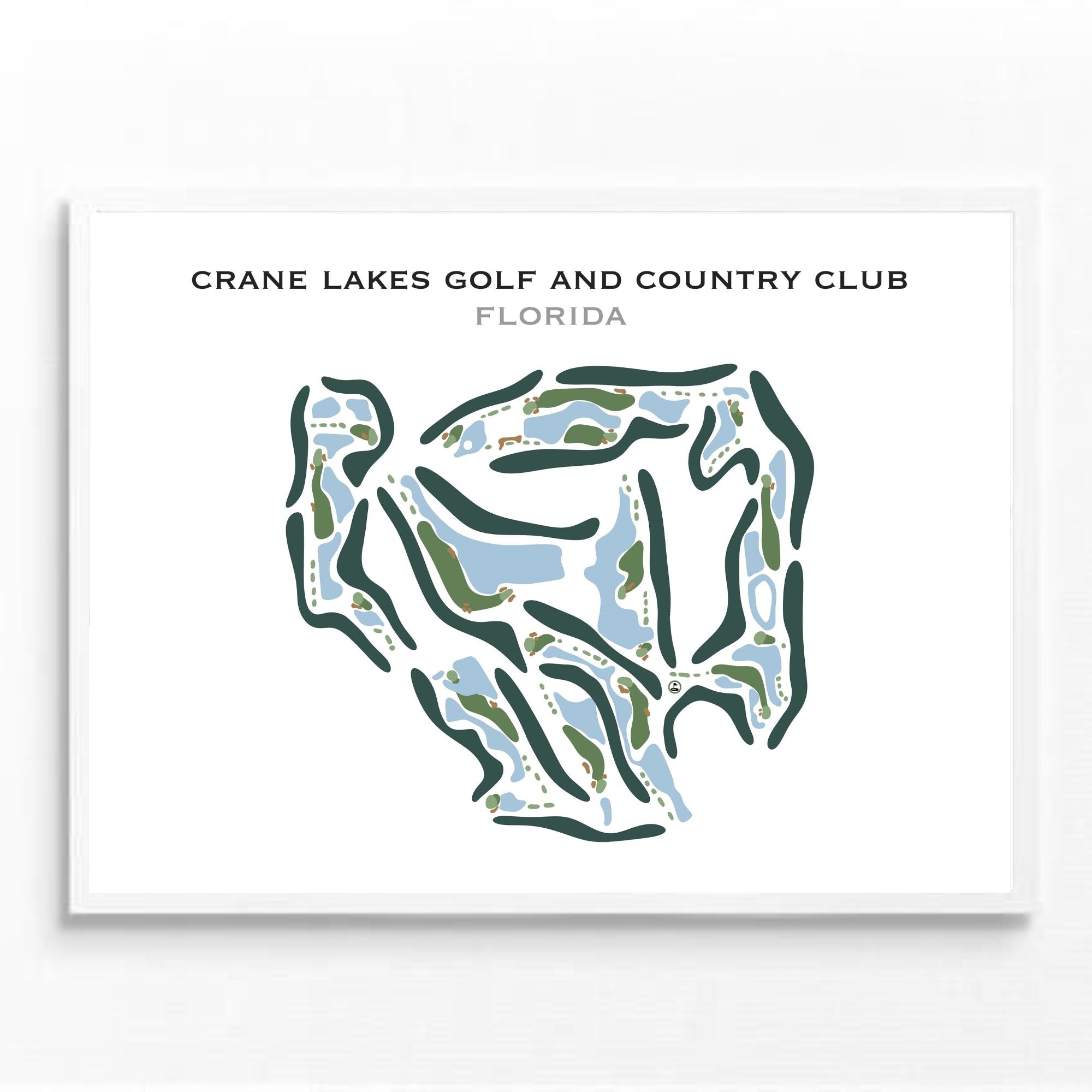 Buy the best printed golf course Crane Lakes Golf and Country Club