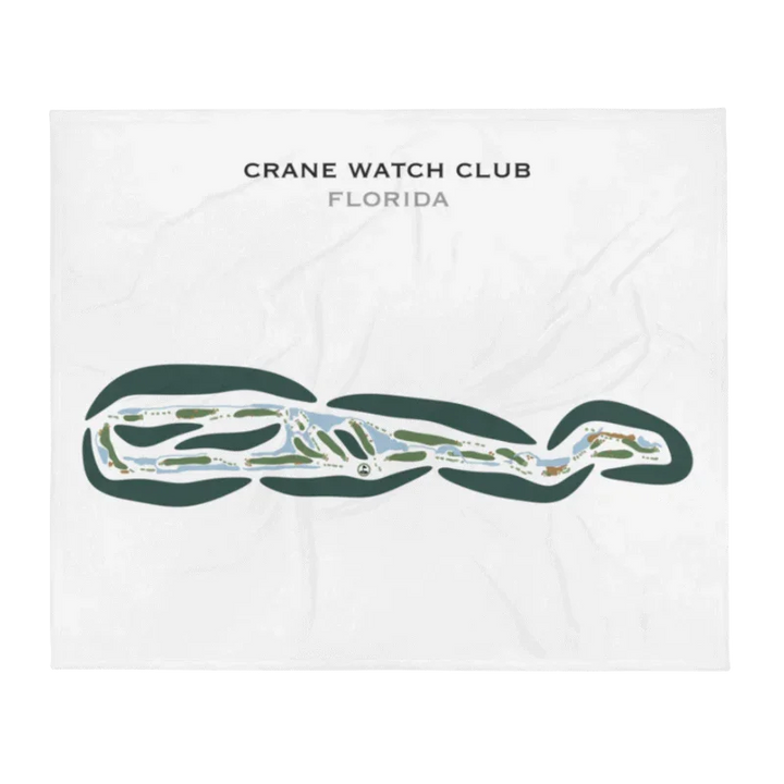 Crane Watch Club, Florida - Printed Golf Courses