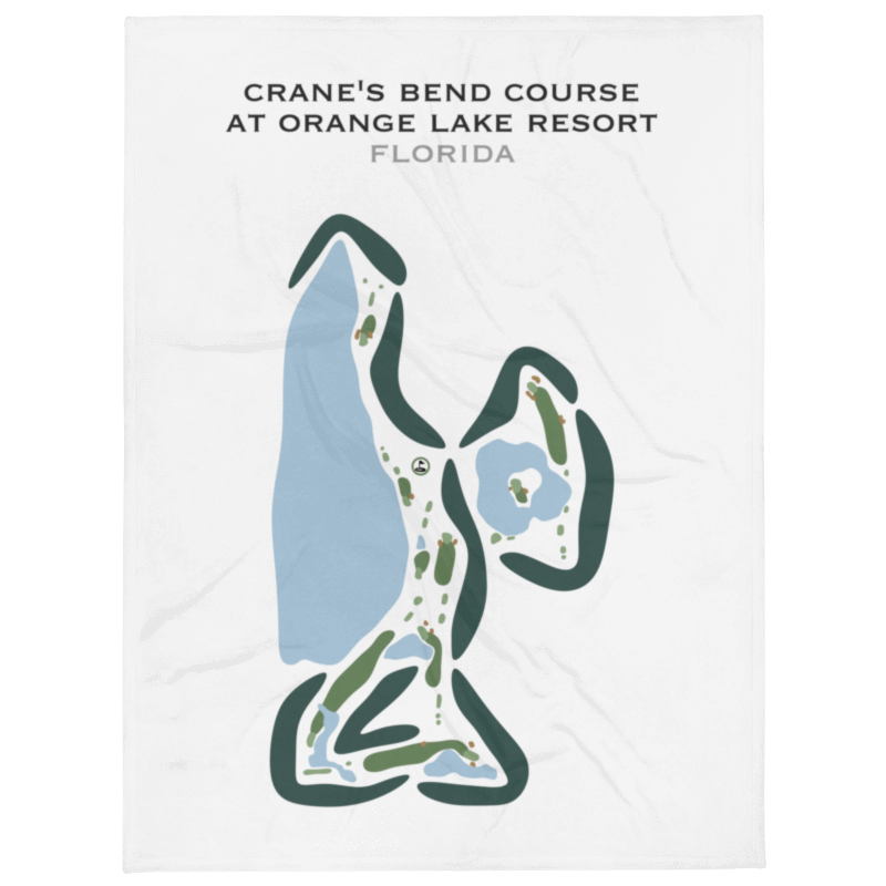 Crane's Bend Course at Orange Lake Resort, Florida - Printed Golf Courses
