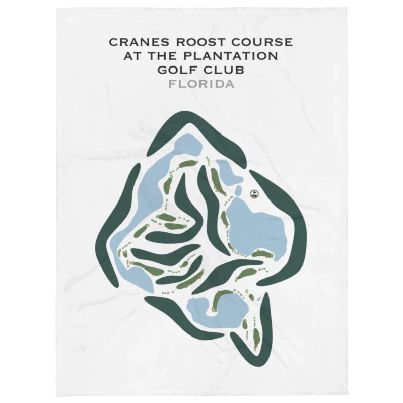 Cranes Roost Course at The Plantation Golf Club, Florida - Printed Golf Courses