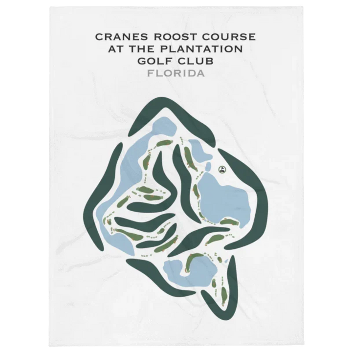 Cranes Roost Course at The Plantation Golf Club, Florida - Printed Golf Courses