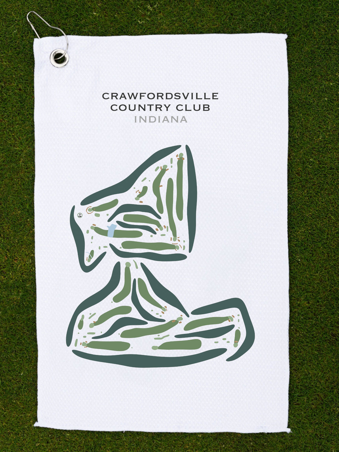 Crawfordsville Country Club, Indiana - Printed Golf Courses