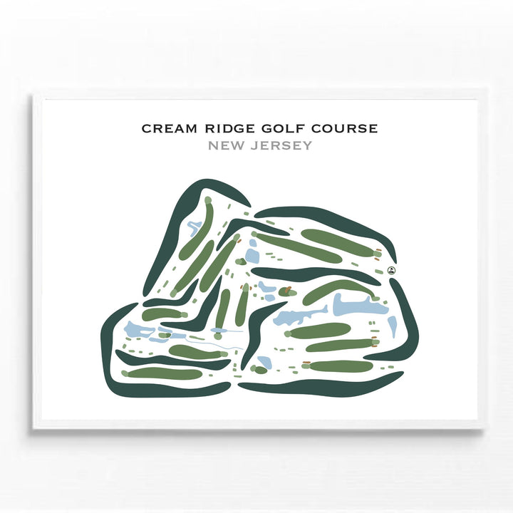 Cream Ridge Golf Course, New Jersey - Printed Golf Courses