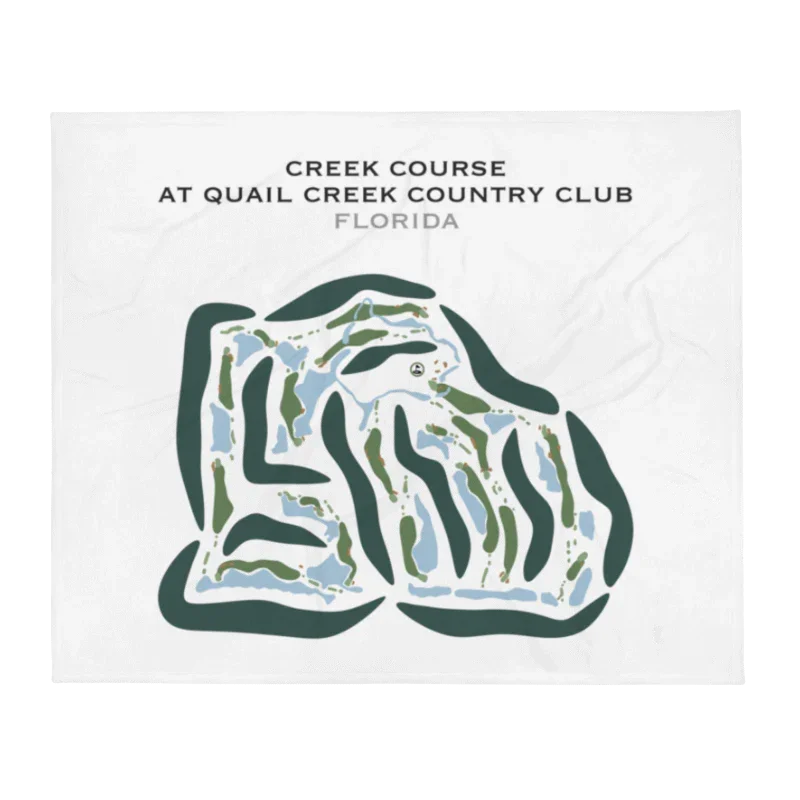 Creek Course at Quail Creek Country Club, Florida - Printed Golf Courses