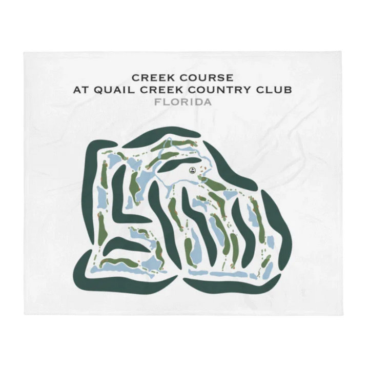 Creek Course at Quail Creek Country Club, Florida - Printed Golf Courses