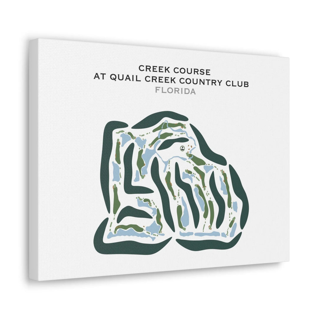 Creek Course at Quail Creek Country Club, Florida - Printed Golf Courses