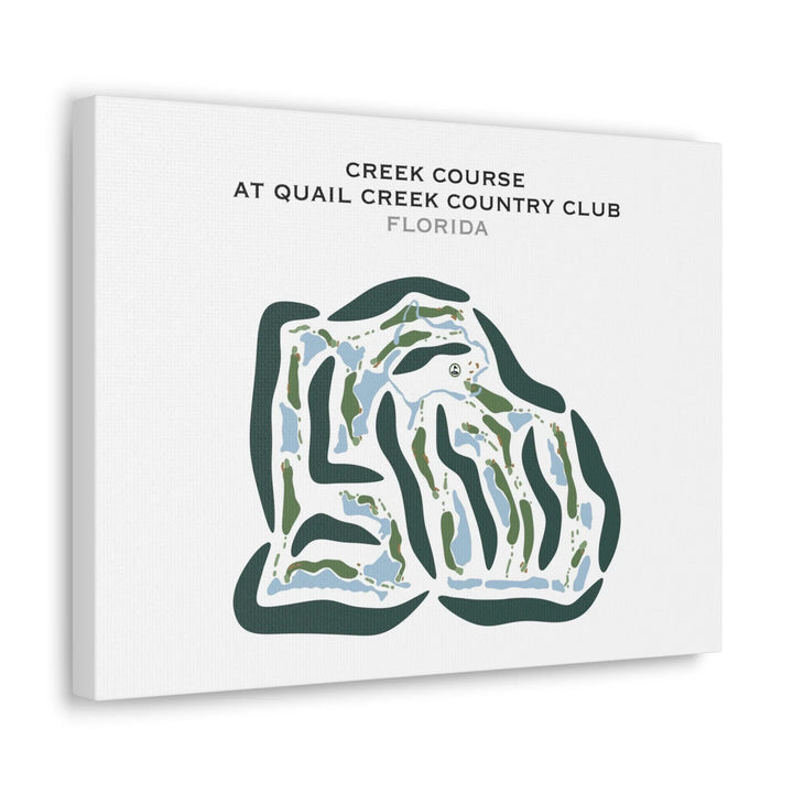 Creek Course at Quail Creek Country Club, Florida - Printed Golf Courses