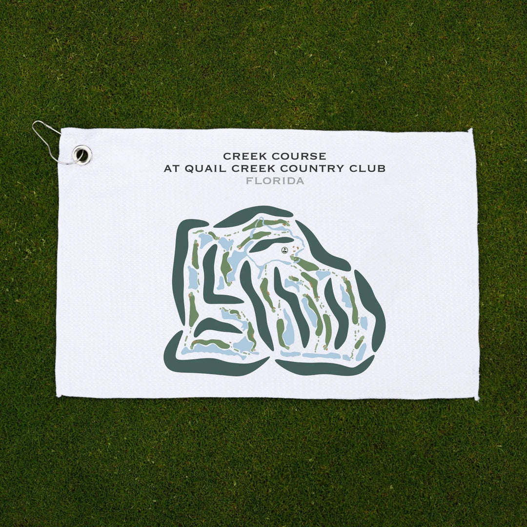 Creek Course at Quail Creek Country Club, Florida - Printed Golf Courses