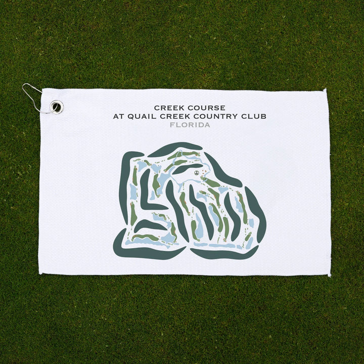 Creek Course at Quail Creek Country Club, Florida - Printed Golf Courses