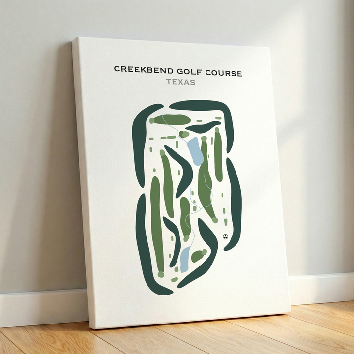 Creekbend Golf Course, Texas - Printed Golf Courses