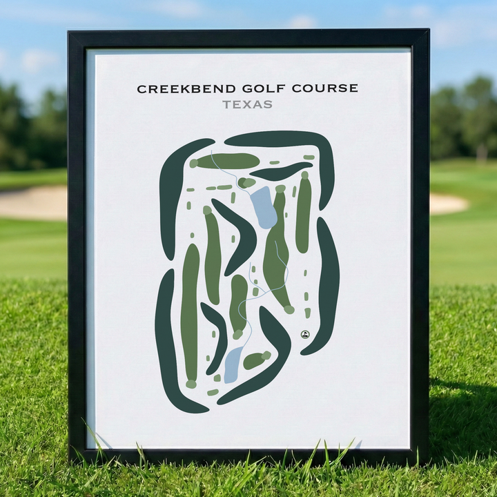 Creekbend Golf Course, Texas - Printed Golf Courses