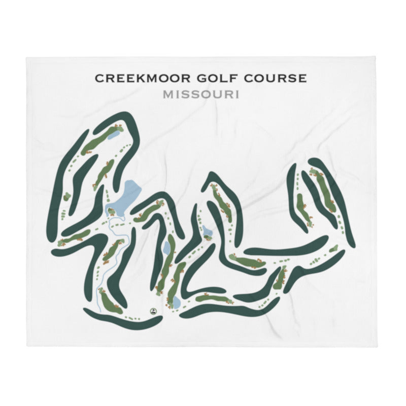 Creekmoor Golf Course, Missouri - Printed Golf Course