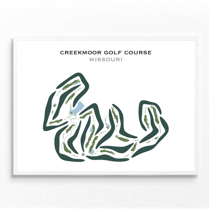 Creekmoor Golf Course, Missouri - Printed Golf Course