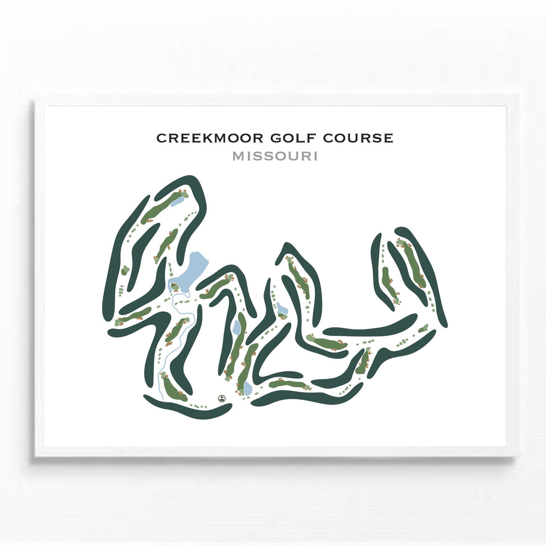 Creekmoor Golf Course, Missouri - Printed Golf Course