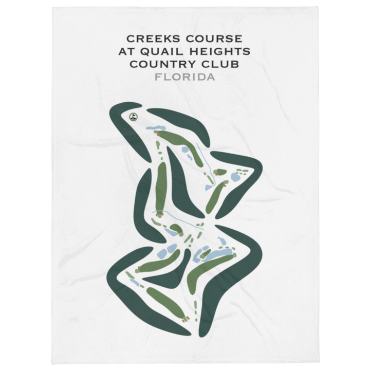Creeks Golf Course at Quail Heights Country Club, Florida - Printed Golf Courses