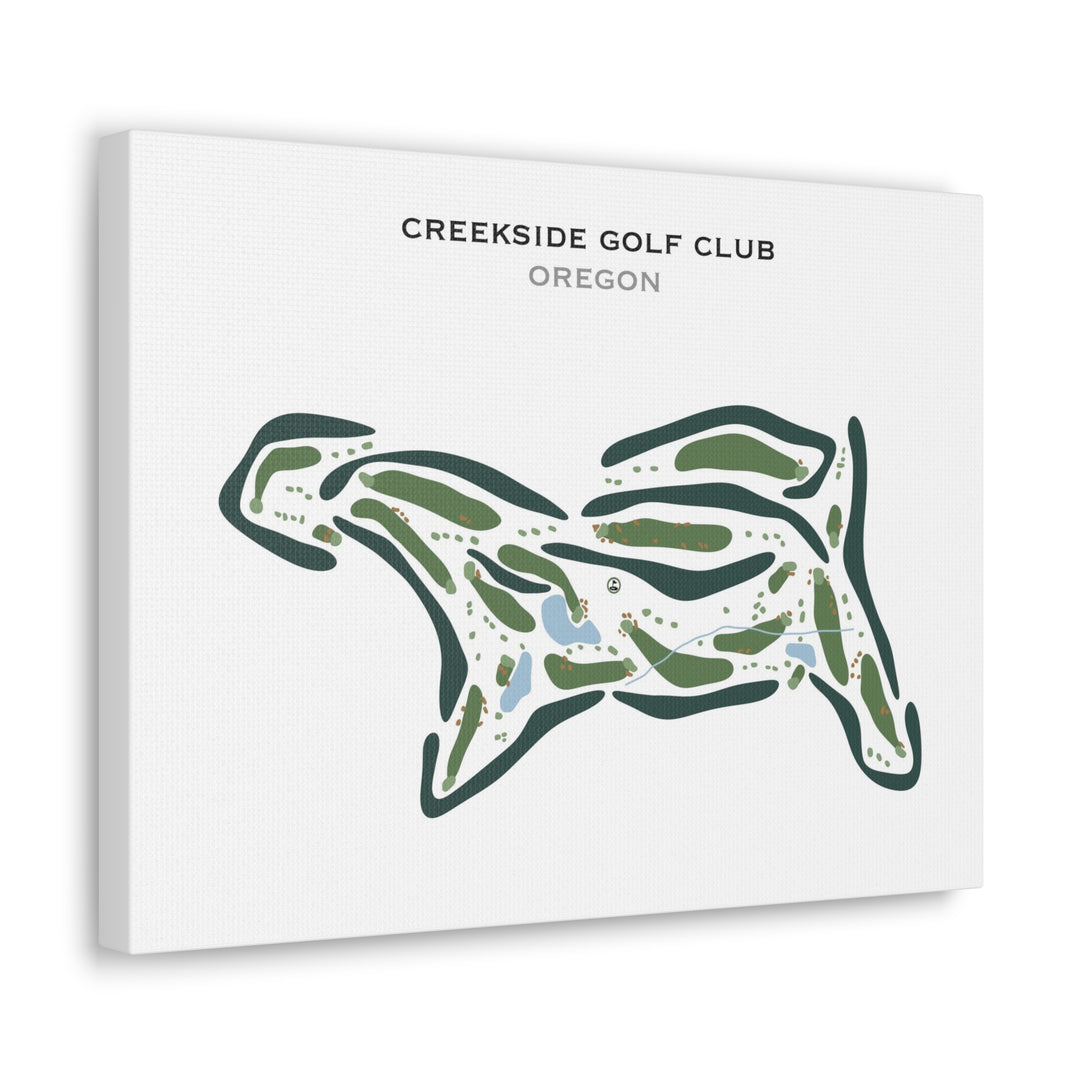 Creekside Golf Club, Oregon - Printed Golf Courses