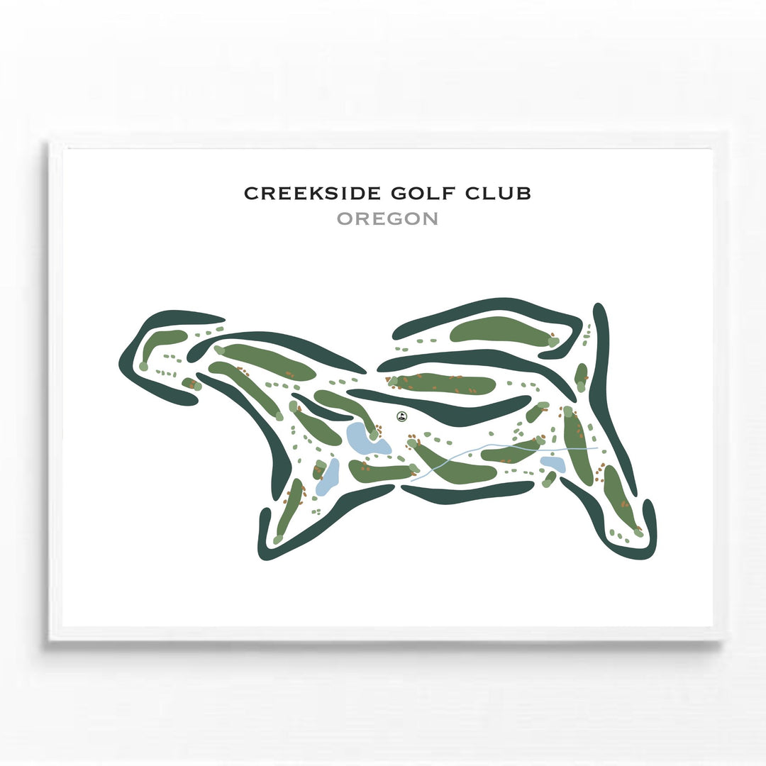 Creekside Golf Club, Oregon - Printed Golf Courses