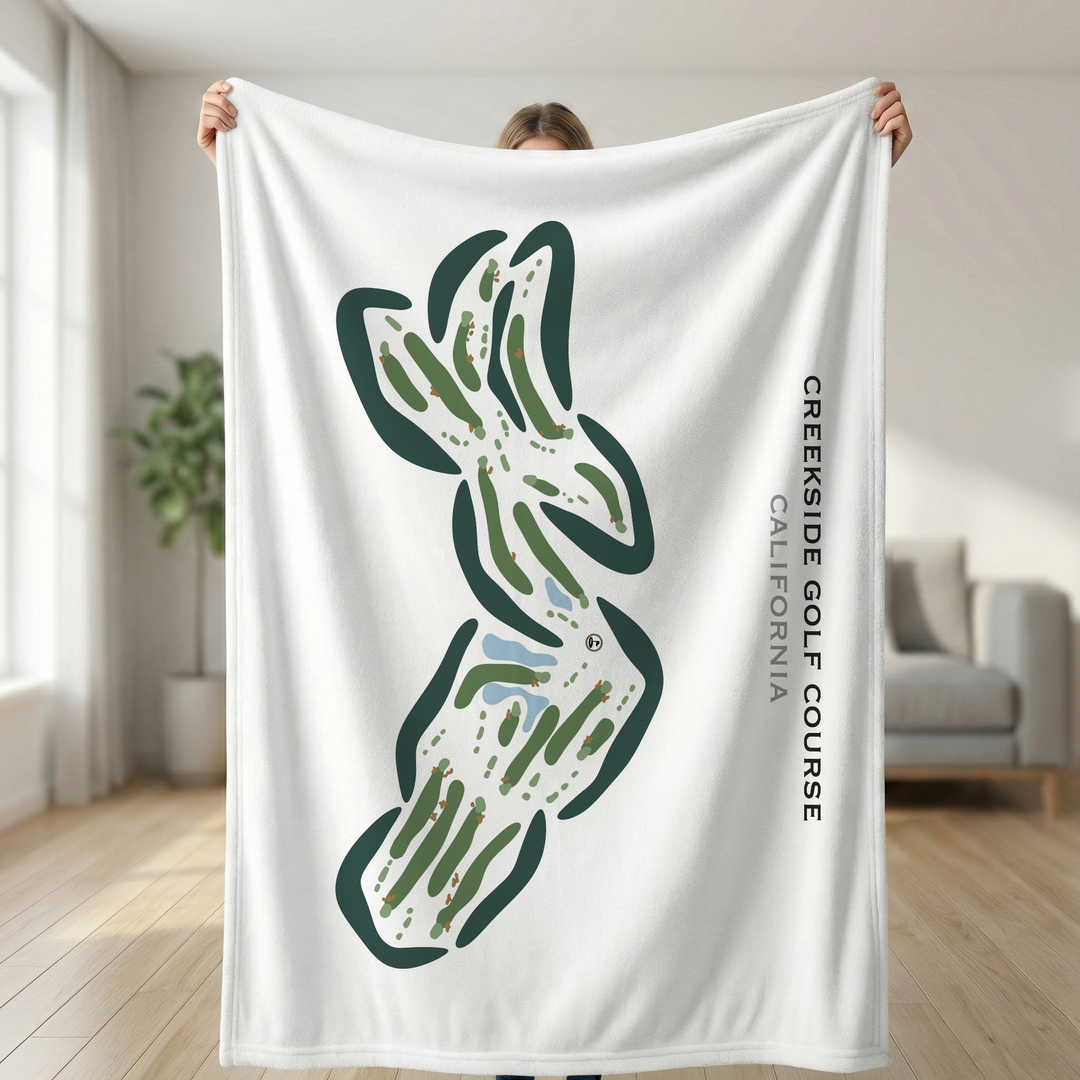 Creekside Golf Course, California - Printed Golf Courses