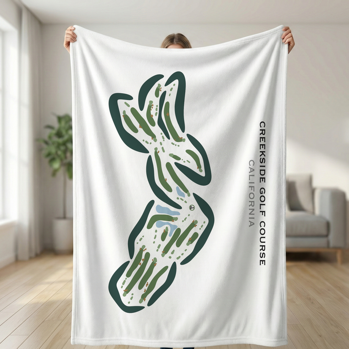 Creekside Golf Course, California - Printed Golf Courses