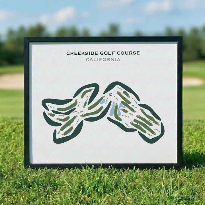 Creekside Golf Course, California - Printed Golf Courses