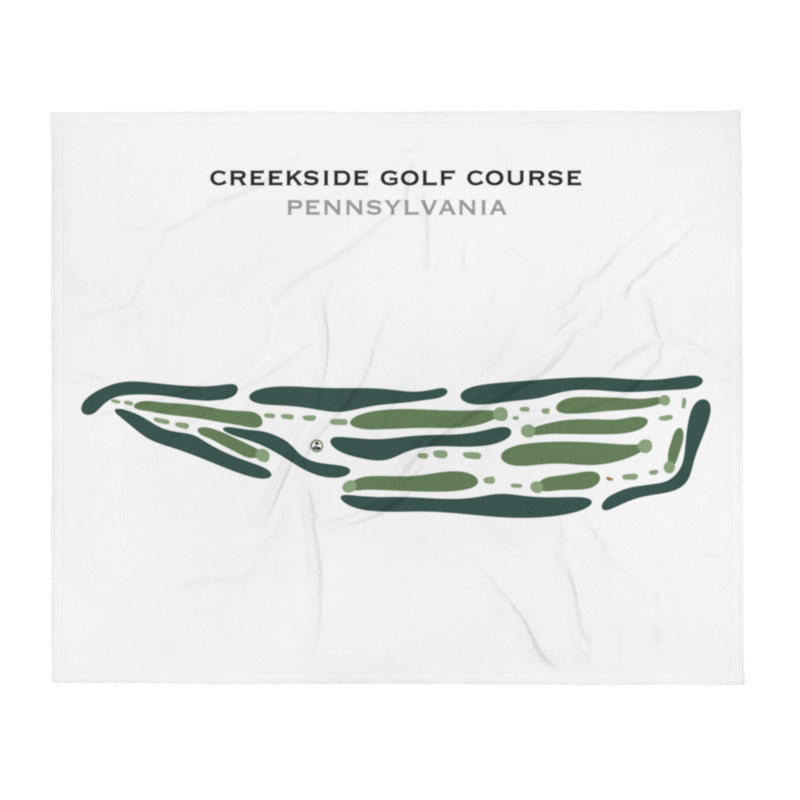 Creekside Golf Course, Pennsylvania - Printed Golf Course