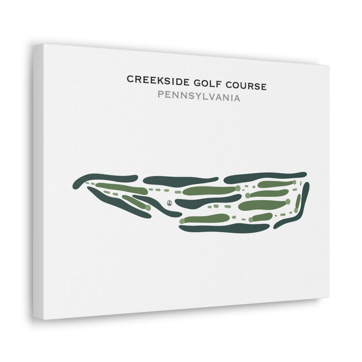 Creekside Golf Course, Pennsylvania - Printed Golf Course