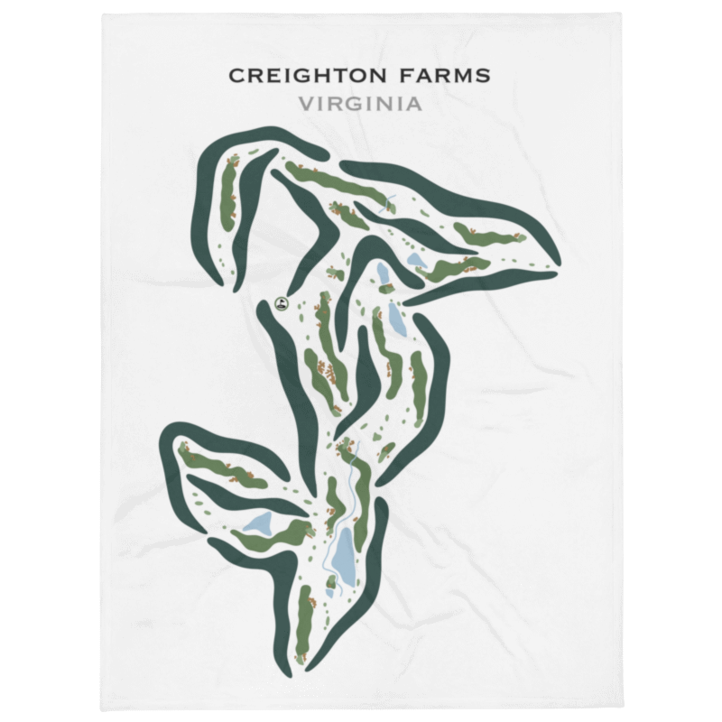 Creighton Farms, Virginia - Printed Golf Courses