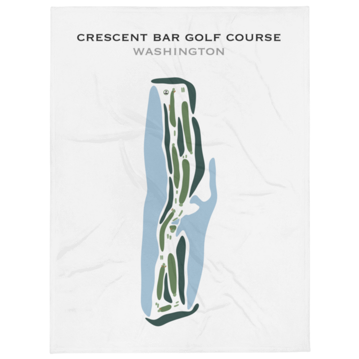 Crescent Bar Golf Course, Washington - Printed Golf Courses