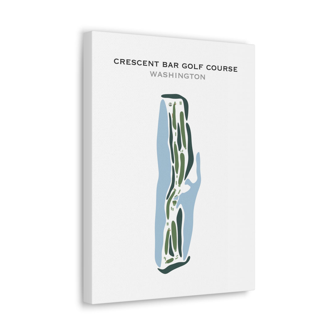 Crescent Bar Golf Course, Washington - Printed Golf Courses