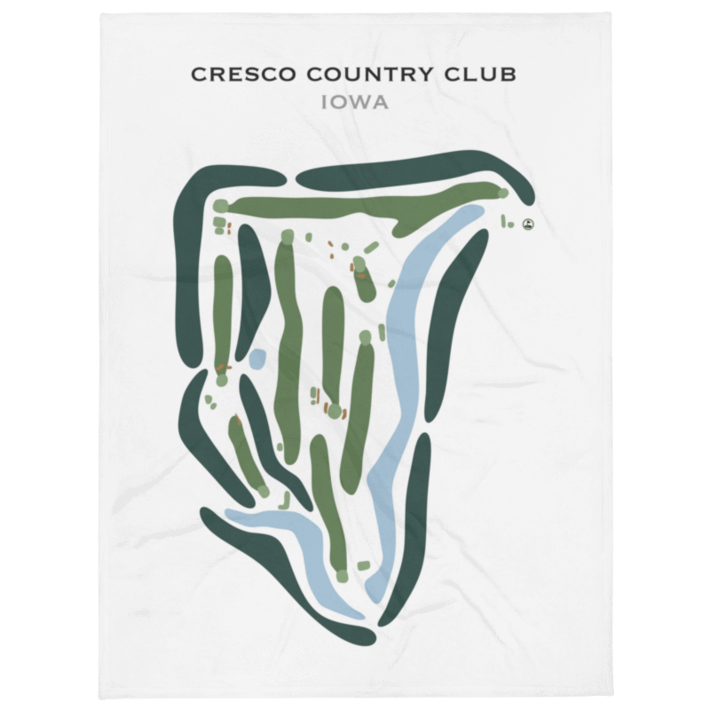 Cresco Country Club, Iowa - Printed Golf Courses