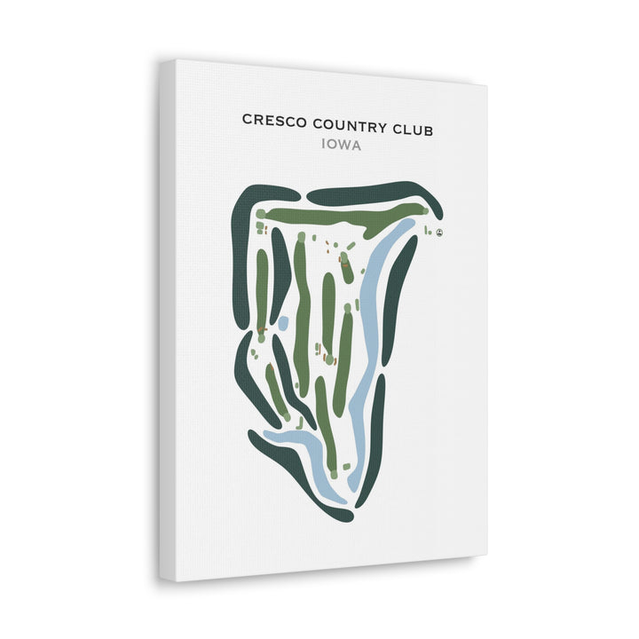 Cresco Country Club, Iowa - Printed Golf Courses