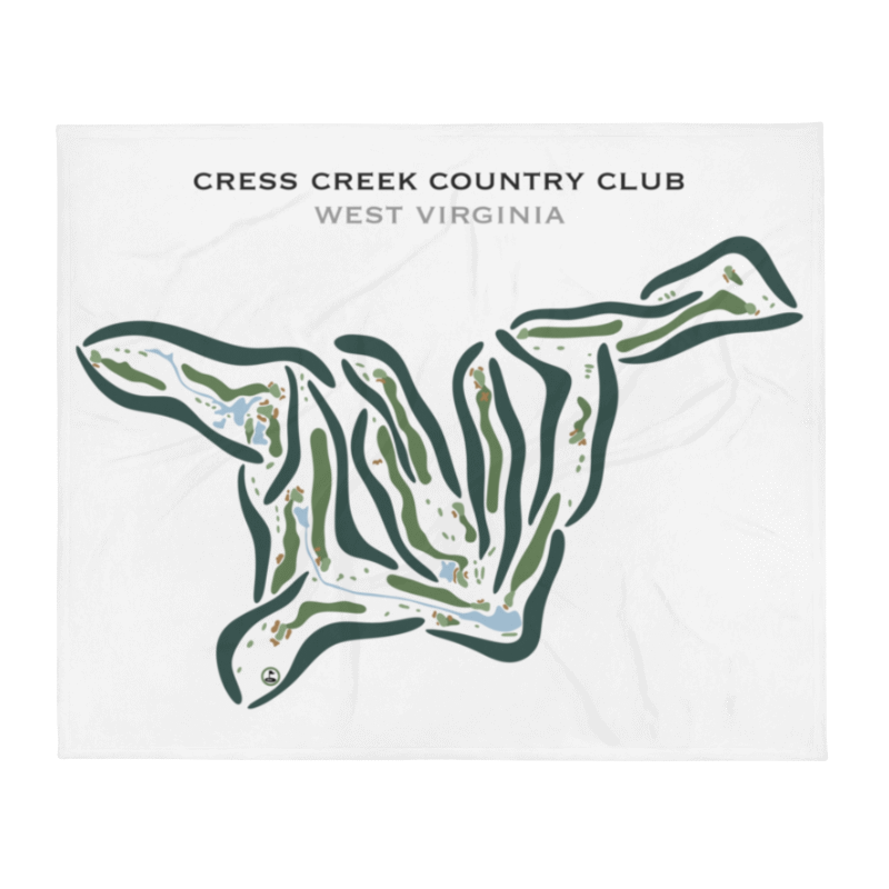 Cress Creek Country Club, West Virginia - Printed Golf Courses