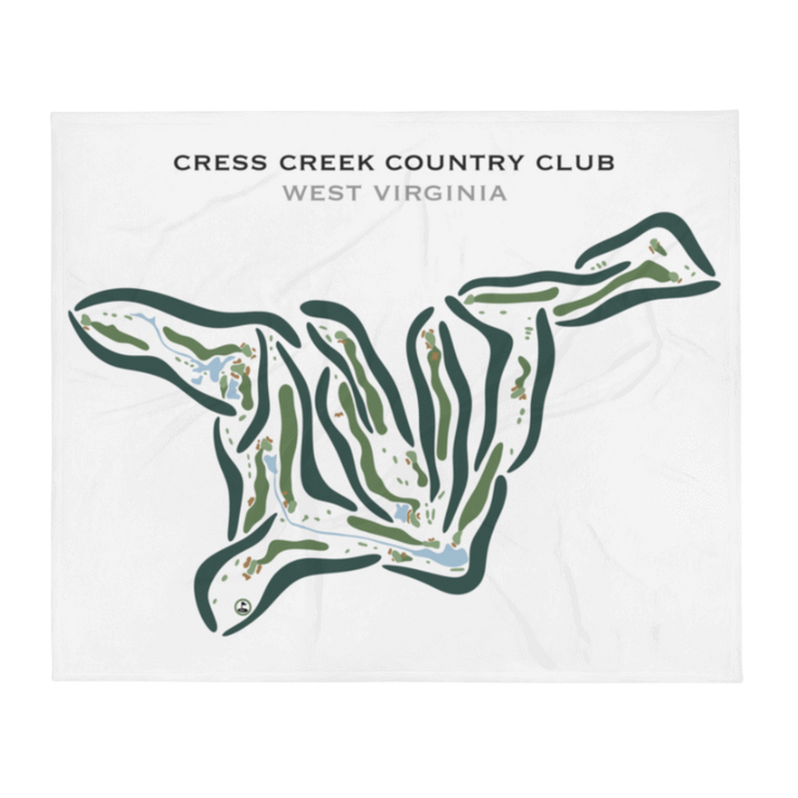 Cress Creek Country Club, West Virginia - Printed Golf Courses