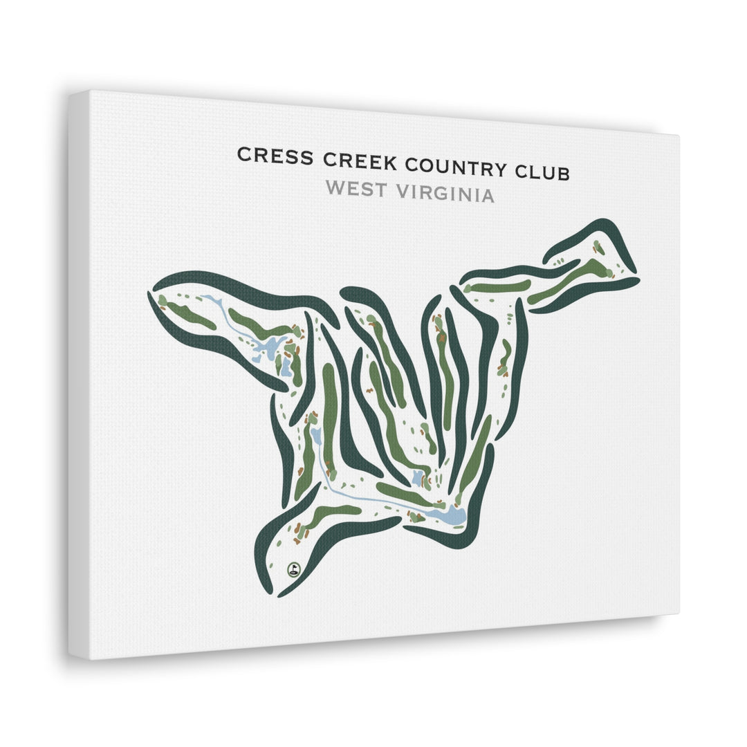 Cress Creek Country Club, West Virginia - Printed Golf Courses