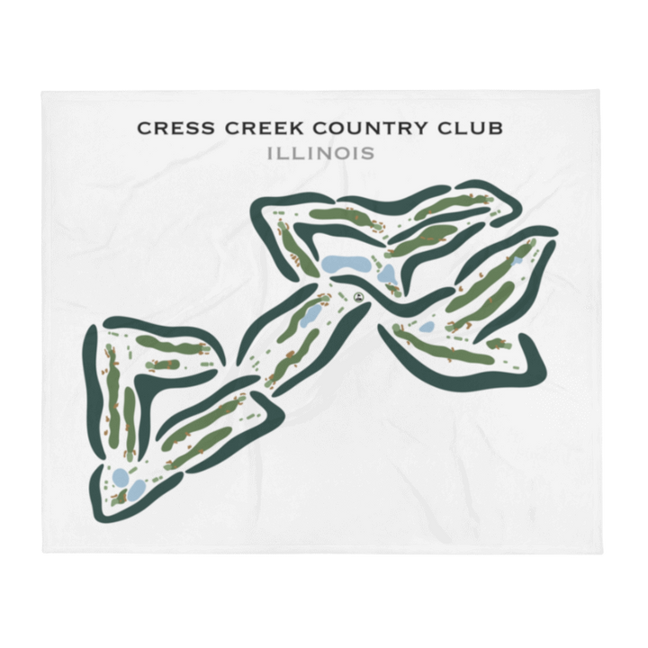 Cress Creek Country Club, Illinois - Printed Golf Courses