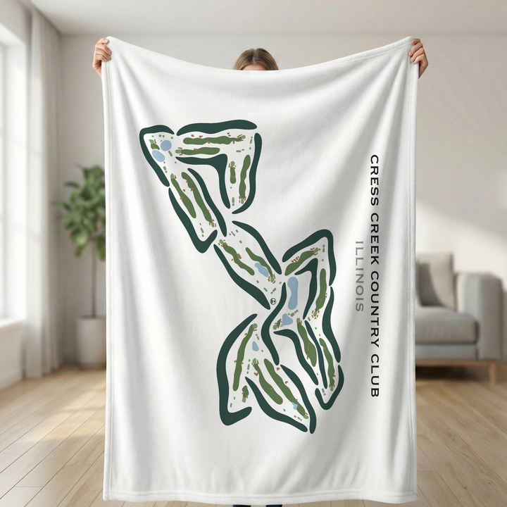 Cress Creek Country Club, Illinois - Printed Golf Courses