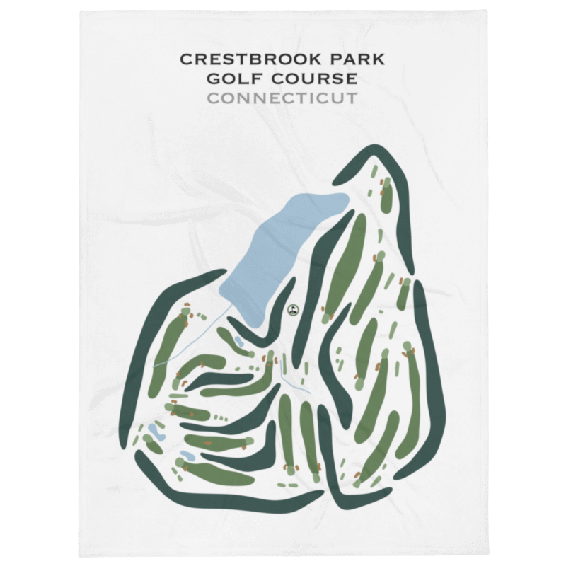 Crestbrook Park Golf Course, Connecticut - Printed Golf Courses