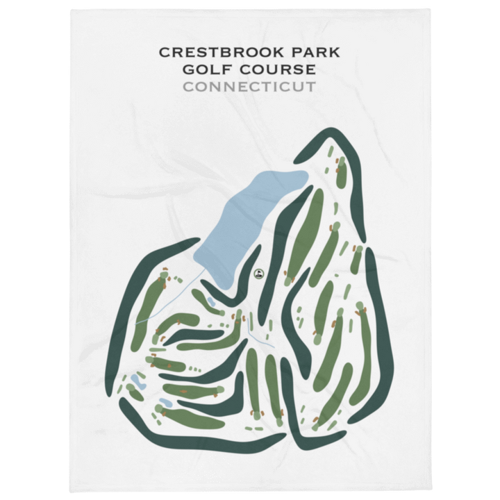 Crestbrook Park Golf Course, Connecticut - Printed Golf Courses