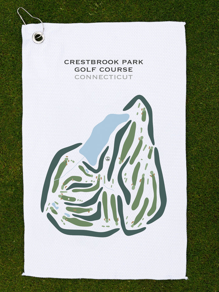 Crestbrook Park Golf Course, Connecticut - Printed Golf Courses