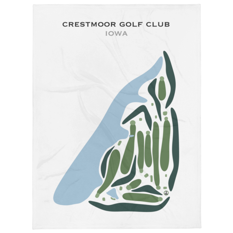 Crestmoor Golf Club, Iowa - Printed Golf Courses