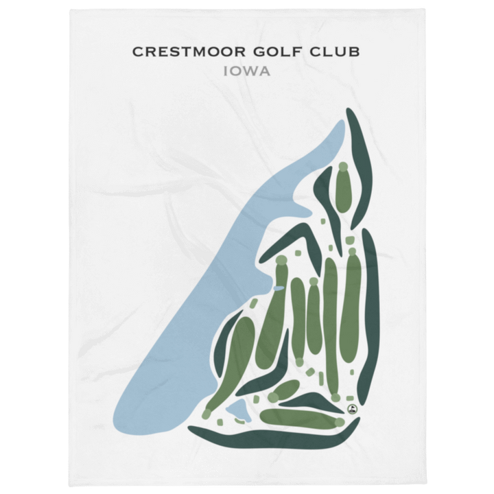 Crestmoor Golf Club, Iowa - Printed Golf Courses