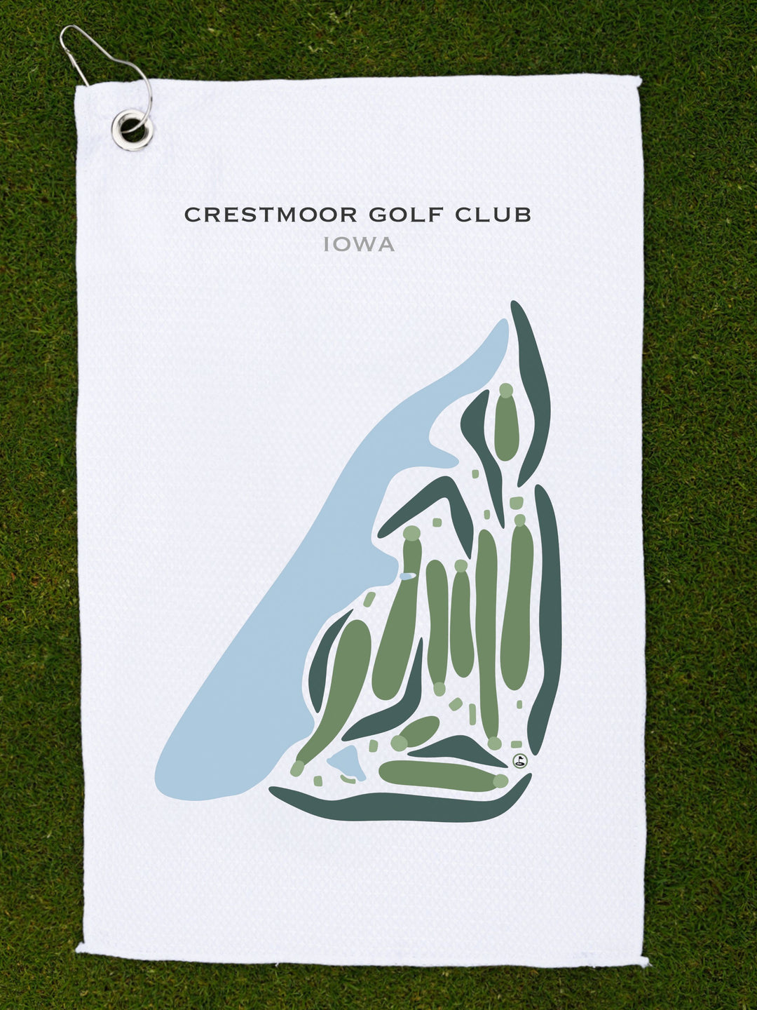 Crestmoor Golf Club, Iowa - Printed Golf Courses