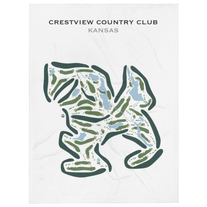 Crestview Country Club, Kansas - Printed Golf Courses