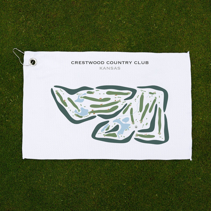 Crestwood Country Club, Kansas - Printed Golf Courses