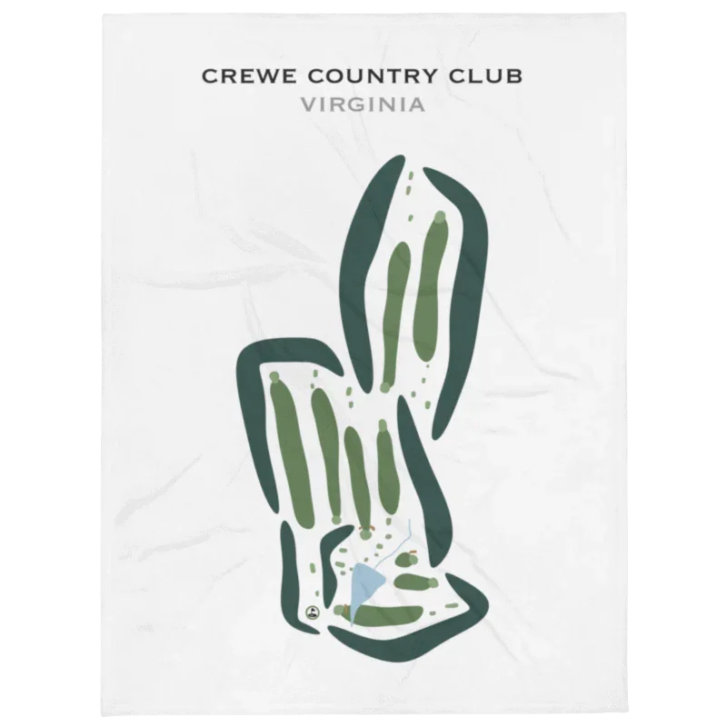 Crewe Country Club, Virginia - Printed Golf Courses